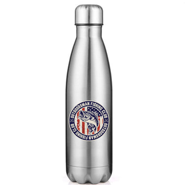 Outdoorsman Fishing Club Patriotic' Stainless Steel Water Bottle